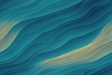 Obraz premium Seamless abstract wave pattern. Vivid degrade blur ombre radiant surreal blurry saturated digital wavy ocean water seamless repeat raster jpg swatch. Soft gentle subtle fuzzy soft out of focus blobs.