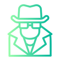 spy gradient icon