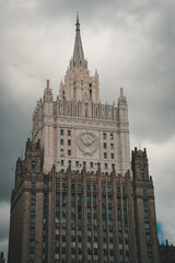 The Ministry of Foreign Affairs of Russia, main building in Moscow.