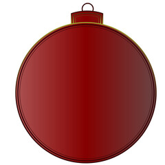 Christmas ornaments monogram round graphic 