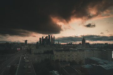 Naklejka premium Moscow International Business Center, Russia