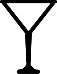  cocktail glass icon. sign design on white background..eps