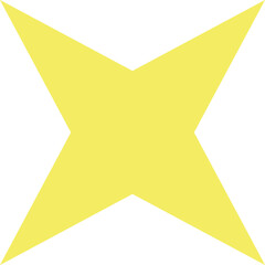 Star burst twinkle pattern icon. Yellow star shaped sparkle pattern. New year celebration decoration, birthday party festive graphic design