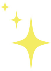 Star burst twinkle pattern icon. Yellow star shaped sparkle pattern. New year celebration decoration, birthday party festive graphic design