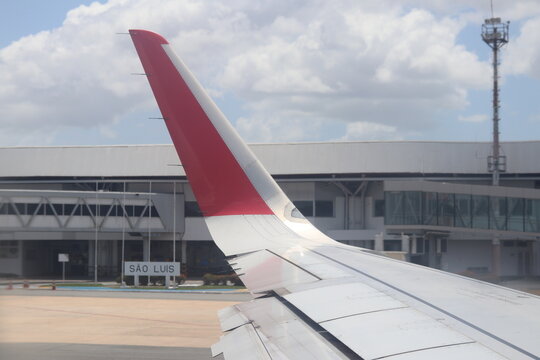 Asa de Avi&atilde;o Comercial Boing