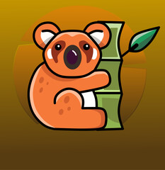 koala animal logo inspiration design