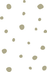 Abstract dotted organic shape vector illustration. Minimalistic liquid form, organic dashed stain or geometric dotty spot for modern abstract design or trendy fashion pattern