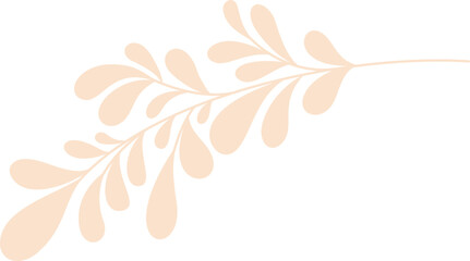 hand drawn organic flower