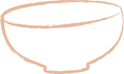 hand drawn bowl