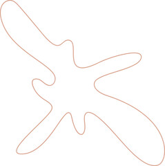 abstract organic shape
