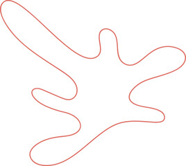 abstract organic shape