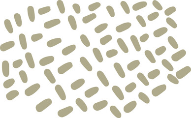 Abstract dotted organic shape vector illustration. Minimalistic liquid form, organic dashed stain or geometric dotty spot for modern abstract design or trendy fashion pattern