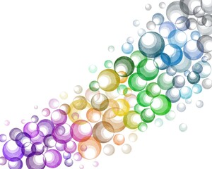 abstract background with bubbles