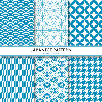 和柄パターンセット　Japanese pattern set