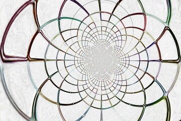 Obraz premium black and white spiral