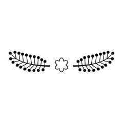 Flower ornament design