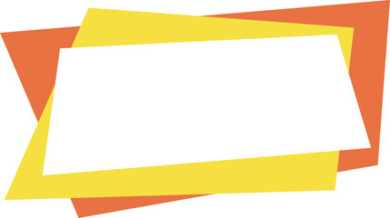 Flat geometric sale banner in trendy concept. Minimal vintage design rectangle sign template in bright colors. Vector illustration with sale tags for web advertising.