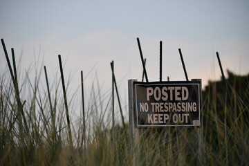 no trespassing - obrazy, fototapety, plakaty