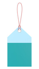 3D tag. 3D label. Sale tag.