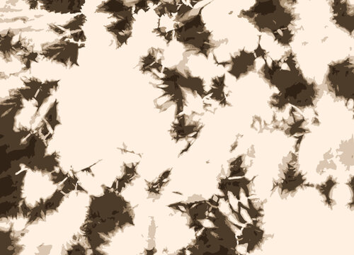 Brown And White Tie Dye Background