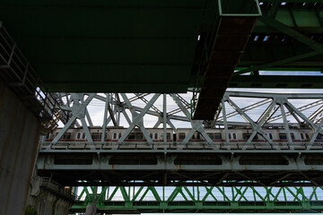 railway bridge over the river