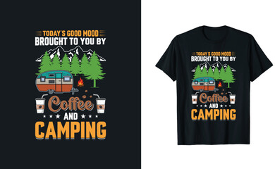 Camping T Shirt Design 