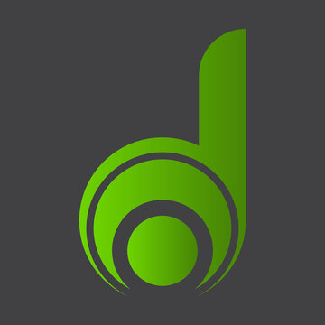 D letter logo