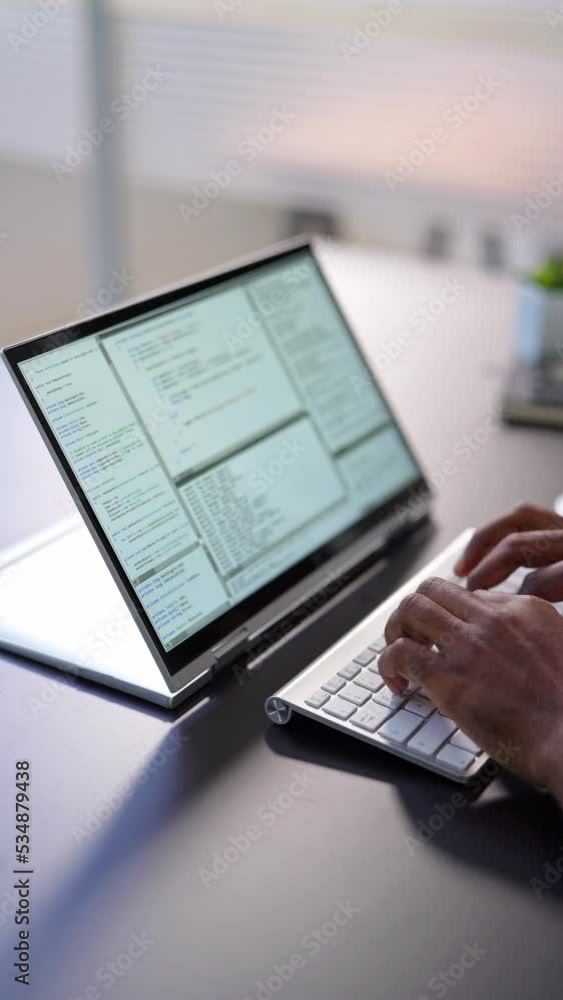 Aufkleber Web Development Code And Coding On Laptop