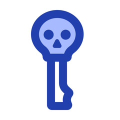 skull key