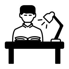 Learning student icon