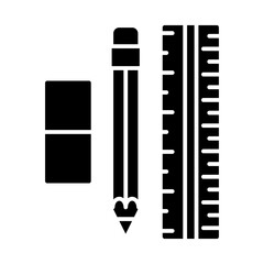 Pen and ruler icon