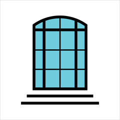 Window frame - Vector icon isolated