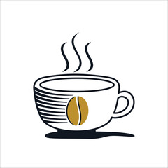 Coffee cup Logo Template vector icon design