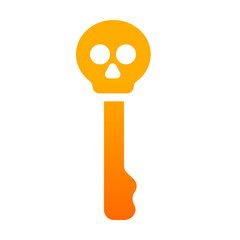 skull key