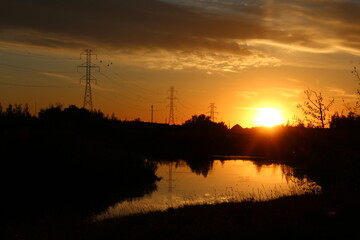 Low Sunset, Pylypow Wetlands, Edmonton, Alberta