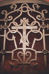 Details from inside Saint Basil's Cathedral, Moscow, Russia