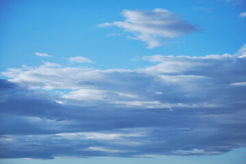 Obraz premium Beautiful blue sky with clouds background.Sky clouds.Sky with clouds weather nature cloud blue