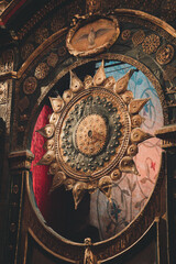 Details from inside Saint Basil's Cathedral, Moscow, Russia