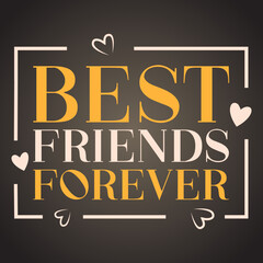 Best Friend Lettering