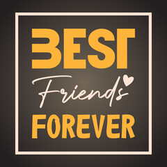 Best Friend Lettering