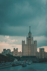 The Seven Sisters are a group of seven skyscrapers in Moscow designed in the Stalinist style. They were built from 1947 to 1953.