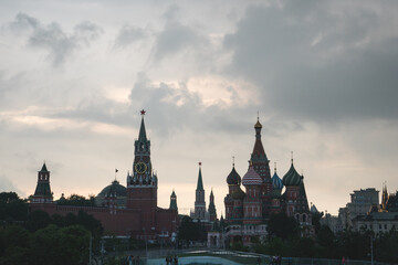 Kremlin skyline, Moscow, Russia