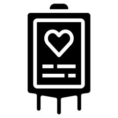 Blood  donation icon symbol element