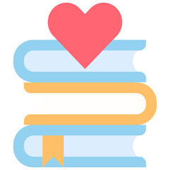 Books  donation icon symbol element