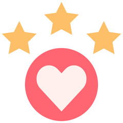 Rating icon symbol element