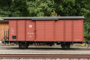 Obraz premium Waggon, Eisenbahn, Transport 