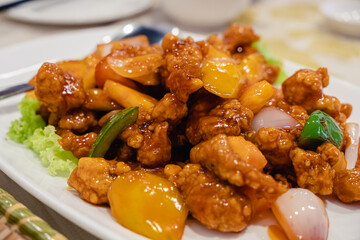Sweet and Sour Pork or called 