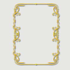 Frame, in the style of an ornament, Vector illustration eps 10, Art.