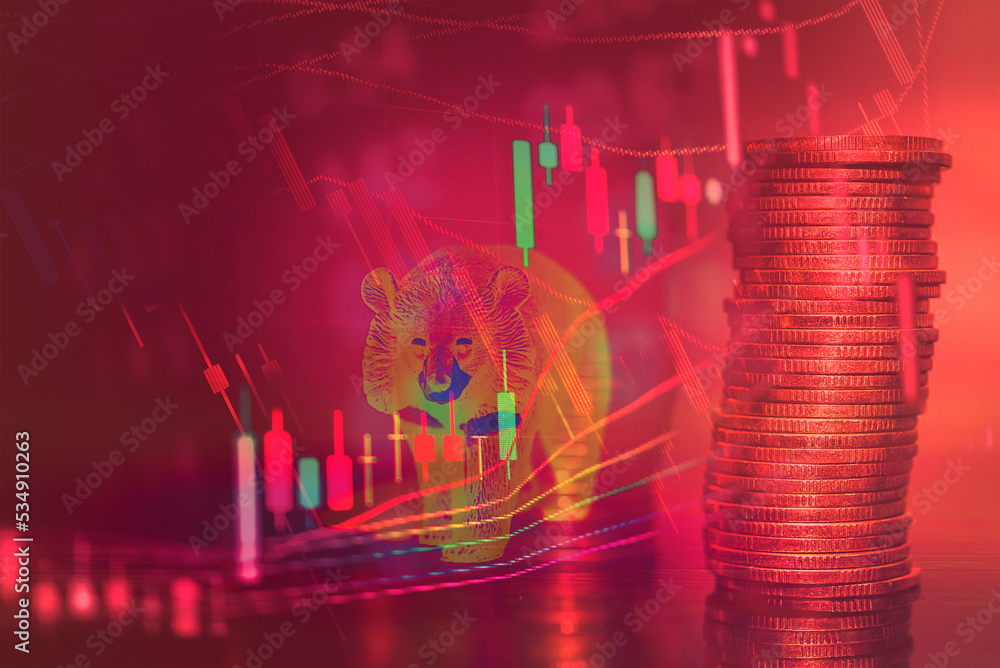Aufkleber financial data in term of a digital prices on led display. a number of daily market price and quotat