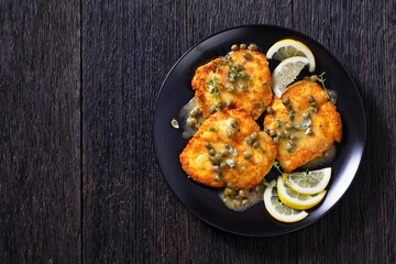chicken piccata with lemon capers butter sauce